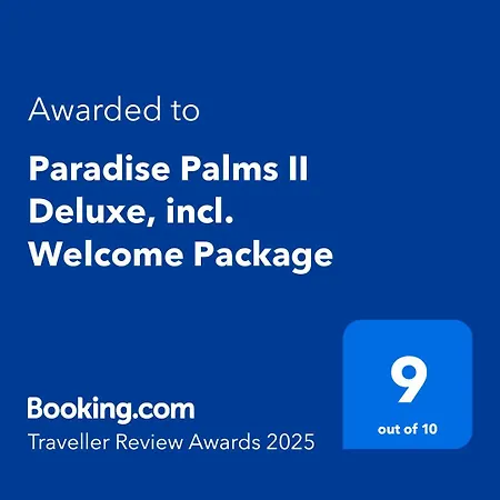 Appartamento Paradise Palms Ii Deluxe, Incl. Welcome Package *